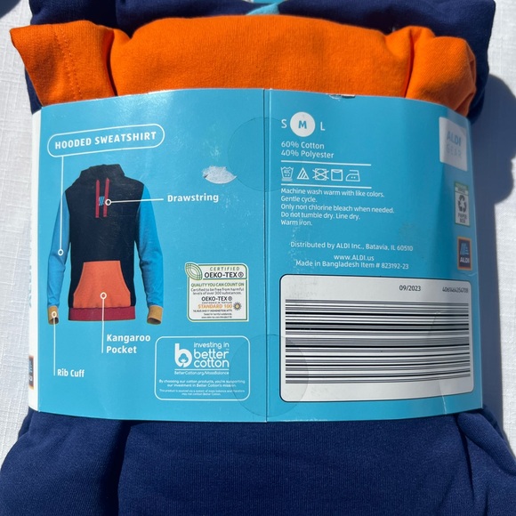 Aldi Gear Navy Sweatshirt - Picture 2 of 3